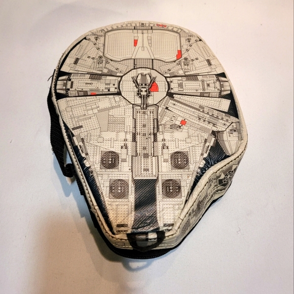 Star Wars LEGO Millennium Falcon Portable Zipper Storage Brick Carrying Case - Picture 3 of 10